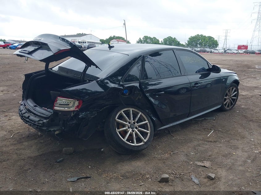 2015 Audi A4 VIN WAUBFAFL4FN041710 IAAI salvage auction — RIGHT REAR, Clear (Indiana), sold $1,175 on 2026-07-15 (photo 6)