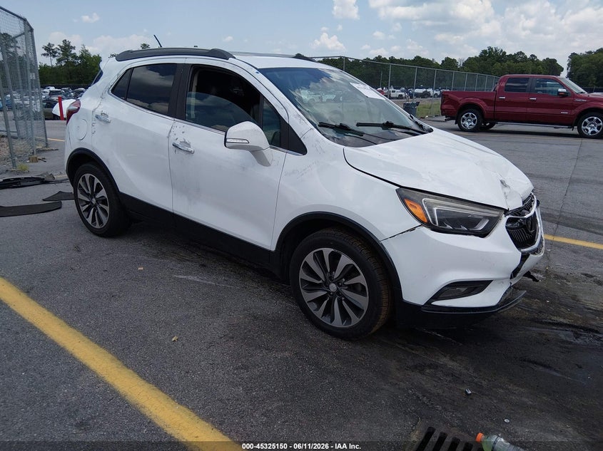 2018 Buick Encore VIN KL4CJCSB8JB529335 IAAI salvage auction — FRONT END, Salvage (South Carolina), sold $600 on 2026-07-29 (photo 1)