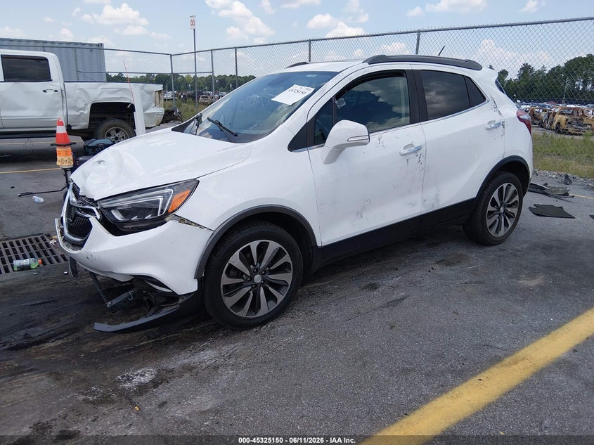 2018 Buick Encore VIN KL4CJCSB8JB529335 IAAI salvage auction — FRONT END, Salvage (South Carolina), sold $600 on 2026-07-29 (photo 2)