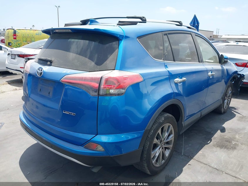 2018 Toyota Rav 4 VIN JTMYFREV9JJ725957 IAAI salvage auction — RIGHT FRONT, Salvage Certificate (California), sold $4,650 on 2026-07-15 (photo 4)