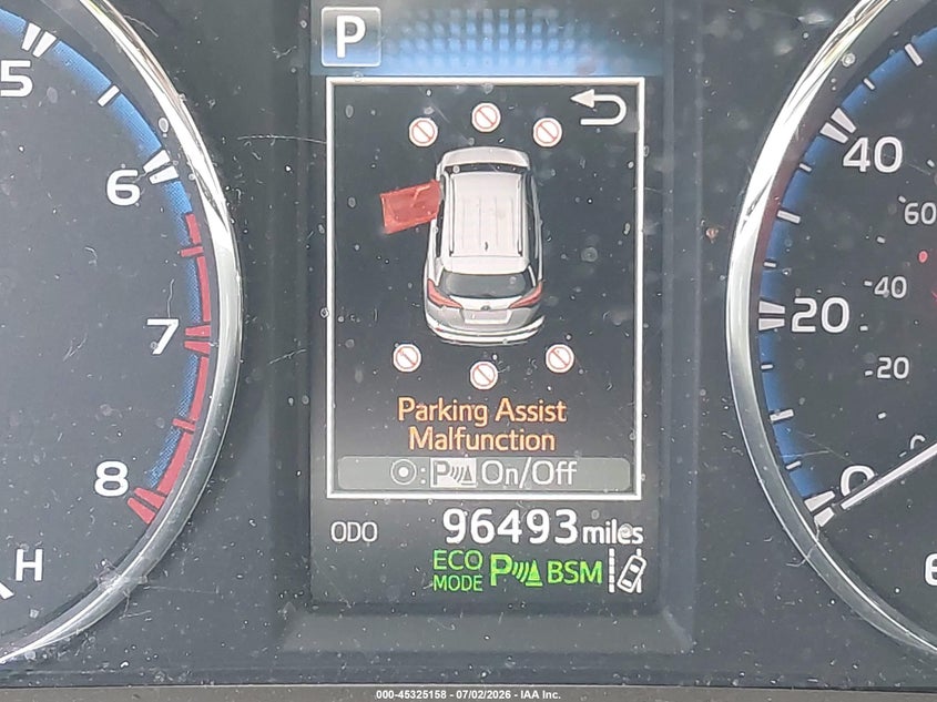 2018 Toyota Rav 4 VIN JTMYFREV9JJ725957 IAAI salvage auction — RIGHT FRONT, Salvage Certificate (California), sold $4,650 on 2026-07-15 (photo 7)