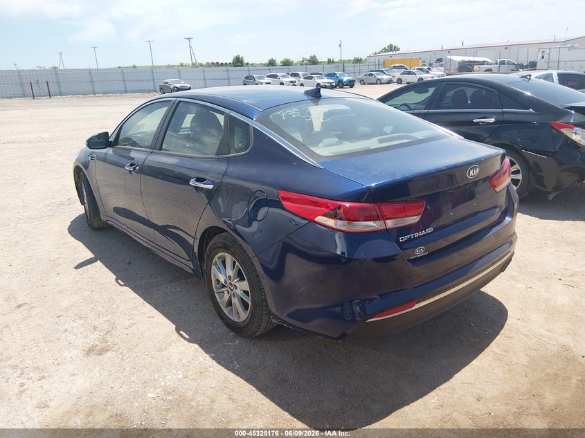 2018 Kia Optima VIN 5XXGT4L39JG191145 IAAI salvage auction — THEFT, Certificate Of Title (Nebraska), sold $1,800 on 2026-07-16 (photo 3)