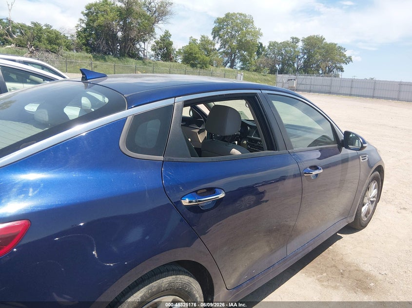 2018 Kia Optima VIN 5XXGT4L39JG191145 IAAI salvage auction — THEFT, Certificate Of Title (Nebraska), sold $1,800 on 2026-07-16 (photo 6)