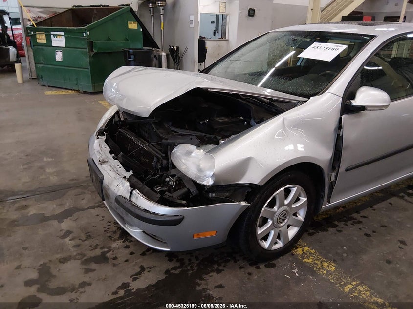 2009 Volkswagen Rabbit VIN WVWBB71K19W001972 IAAI salvage auction — FRONT END, Salvage (Oregon), sold $525 on 2026-08-06 (photo 6)