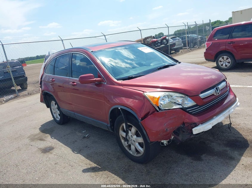 2007 Honda Cr-v VIN JHLRE48777C069040 IAAI salvage auction — FRONT & REAR, Regular (South Dakota), sold $125 on 2026-07-28 (photo 1)