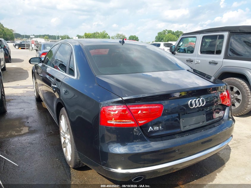 2012 Audi A8 VIN WAURVAFD0CN007947 IAAI salvage auction — FRONT END, Salvage (North Carolina), sold $2,200 on 2026-07-27 (photo 3)