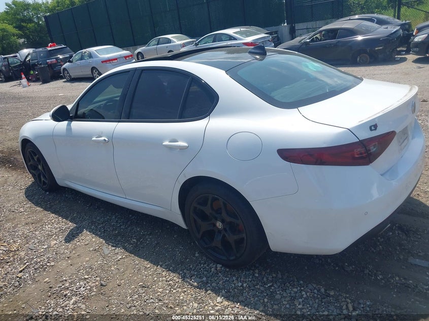 2019 Alfa romeo Giulia VIN ZARFANBN9K7622190 IAAI salvage auction — FRONT END, Mv-907A (New York), sold $2,725 on 2026-07-28 (photo 3)