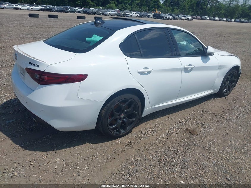 2019 Alfa romeo Giulia VIN ZARFANBN9K7622190 IAAI salvage auction — FRONT END, Mv-907A (New York), sold $2,725 on 2026-07-28 (photo 4)