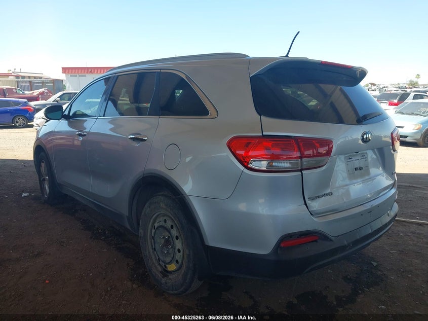 2017 Kia Sorento VIN 5XYPG4A32HG246922 IAAI salvage auction — NORMAL WEAR, Clear (Arizona), sold $3,875 on 2026-07-07 (photo 3)