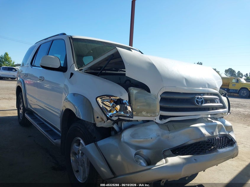 2003 Toyota Sequoia VIN 5TDZT34A43S167899 IAAI salvage auction — FRONT END, Salvage (California), sold $1,100 on 2026-07-14 (photo 1)