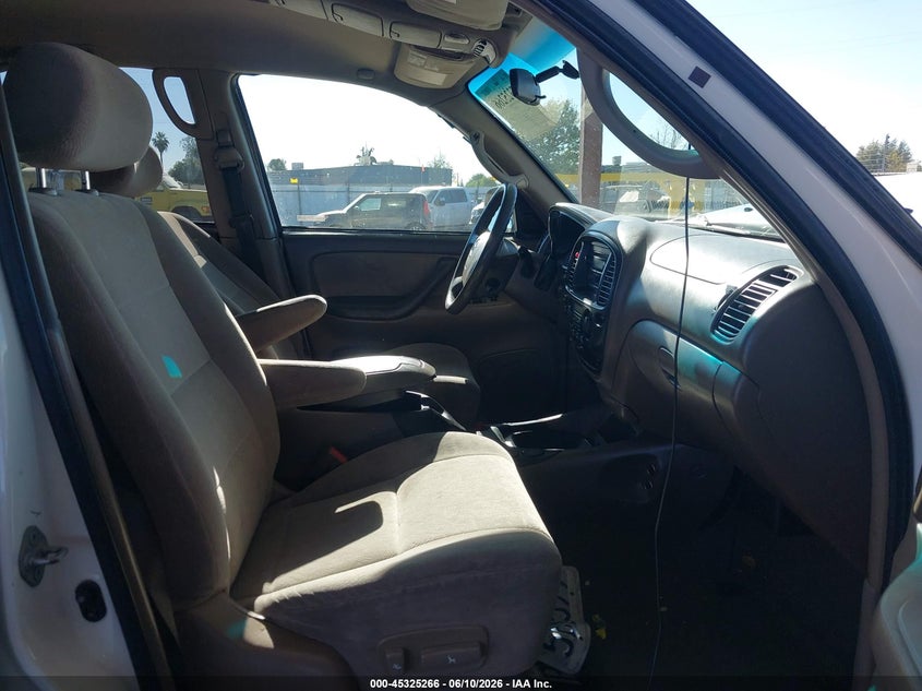 2003 Toyota Sequoia VIN 5TDZT34A43S167899 IAAI salvage auction — FRONT END, Salvage (California), sold $1,100 on 2026-07-14 (photo 5)