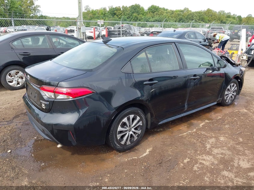 2022 Toyota Corolla VIN JTDEAMDE8NJ044216 IAAI salvage auction — FRONT END, Salvage (Virginia), sold $4,550 on 2026-07-20 (photo 4)