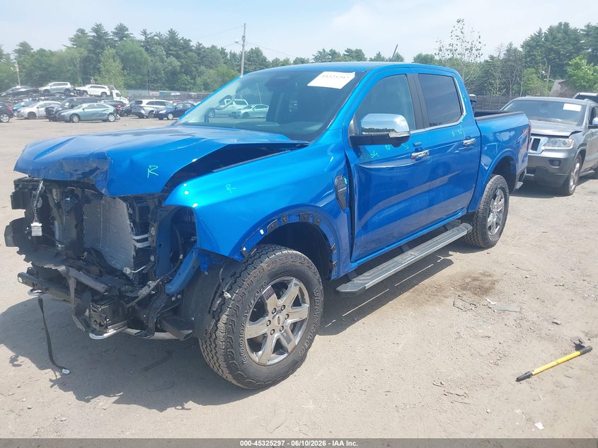 2024 Ford Ranger VIN 1FTER4KPXRLE69136 IAAI salvage auction — LEFT FRONT, Salvage (Massachusetts), sold $13,700 on 2026-07-18 (photo 2)