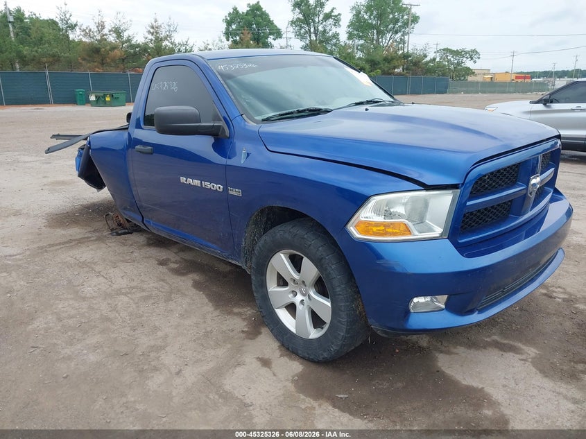 2011 Ram Ram 1500 VIN 3D7JV1ET5BG632737 IAAI salvage auction — REAR END, Clear (Indiana), sold $925 on 2026-08-14 (photo 1)