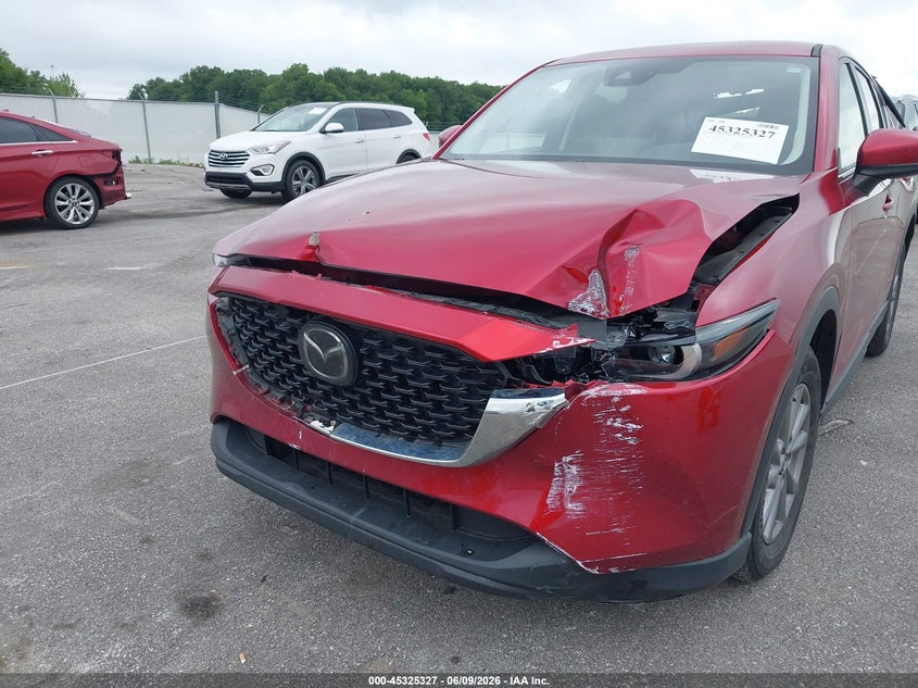 2022 Mazda Cx-5 VIN JM3KFBBM6N0542785 IAAI salvage auction — FRONT & REAR, Salvage (Indiana), sold $4,050 on 2026-07-10 (photo 6)