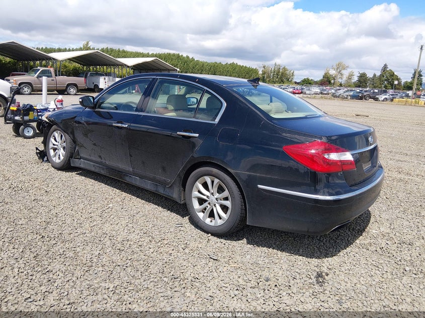 2013 Hyundai Genesis VIN KMHGC4DD9DU232892 IAAI salvage auction — LEFT FRONT, Salvage Title, sold $650 on 2026-07-22 (photo 3)