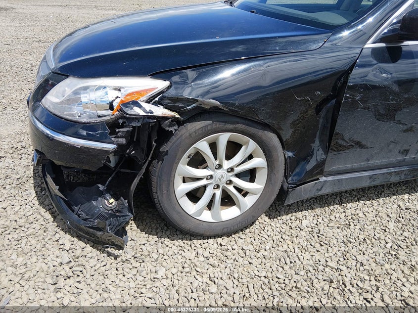 2013 Hyundai Genesis VIN KMHGC4DD9DU232892 IAAI salvage auction — LEFT FRONT, Salvage Title, sold $650 on 2026-07-27 (photo 6)