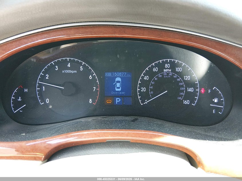 2013 Hyundai Genesis VIN KMHGC4DD9DU232892 IAAI salvage auction — LEFT FRONT, Salvage Title, sold $650 on 2026-07-22 (photo 7)