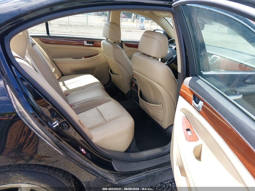 2013 Hyundai Genesis VIN KMHGC4DD9DU232892 IAAI salvage auction — LEFT FRONT, Salvage Title, sold $650 on 2026-07-27 (photo 8)