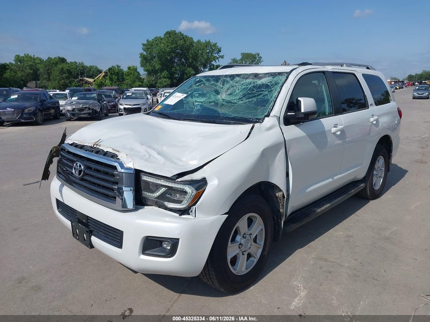 2022 Toyota Sequoia VIN 5TDAY5B14NS188879 IAAI salvage auction — ROOF, Salvage (Kansas), sold $14,500 on 2026-08-02 (photo 2)