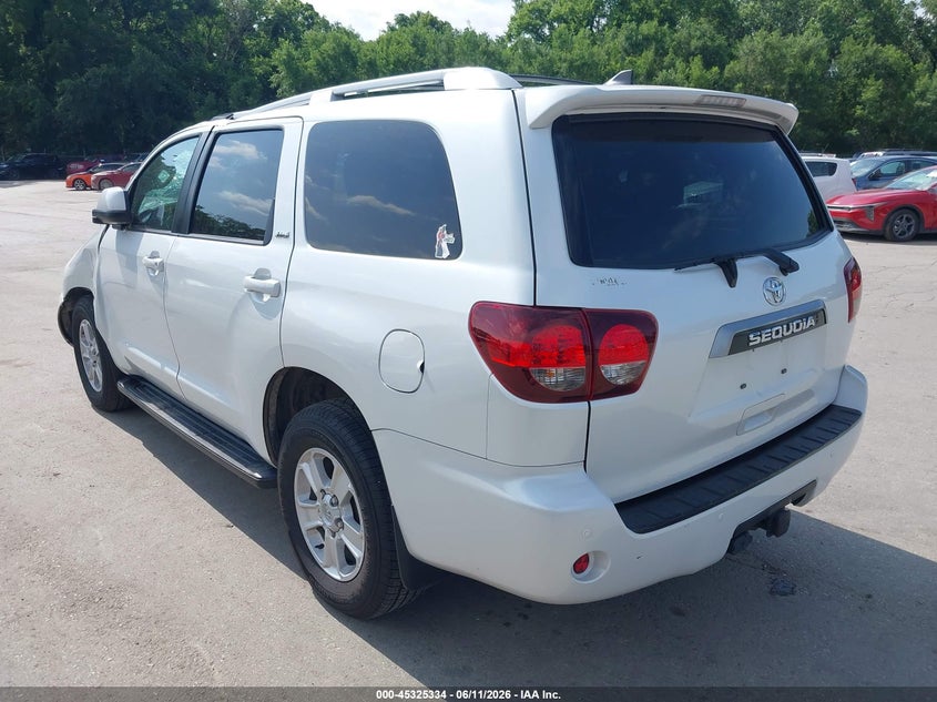 2022 Toyota Sequoia VIN 5TDAY5B14NS188879 IAAI salvage auction — ROOF, Salvage (Kansas), sold $14,500 on 2026-08-02 (photo 3)