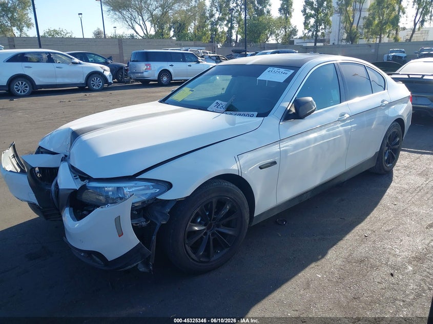 2016 BMW 5er VIN WBA5A5C52GG353085 IAAI salvage auction — FRONT END, Salvage Title, sold $2,300 on 2026-07-24 (photo 2)