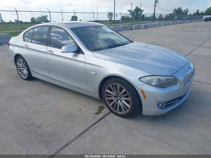 2011 BMW 5 series VIN WBAFR9C58BC617902 IAAI salvage auction — HAIL, Original (Texas), sold $2,425 on 2026-07-24 (photo 1)