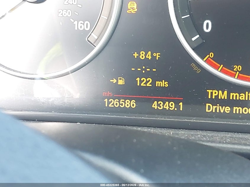 2011 BMW 5 series VIN WBAFR9C58BC617902 IAAI salvage auction — HAIL, Original (Texas), sold $2,425 on 2026-07-24 (photo 7)