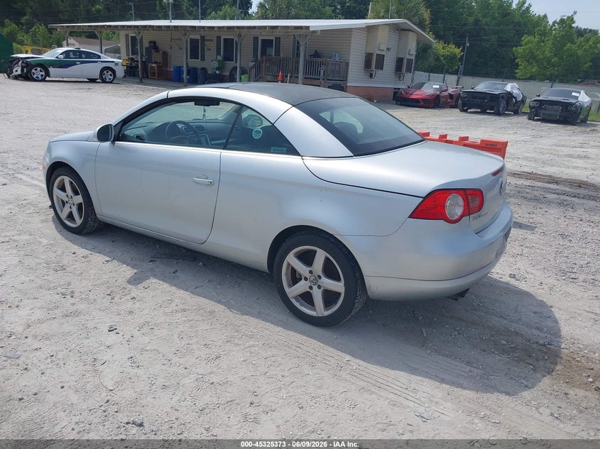 2007 Volkswagen Eos VIN WVWDA71F57V018596 IAAI salvage auction — NORMAL WEAR, Clear-Dealer Only (North Carolina), sold $175 on 2026-07-14 (photo 3)