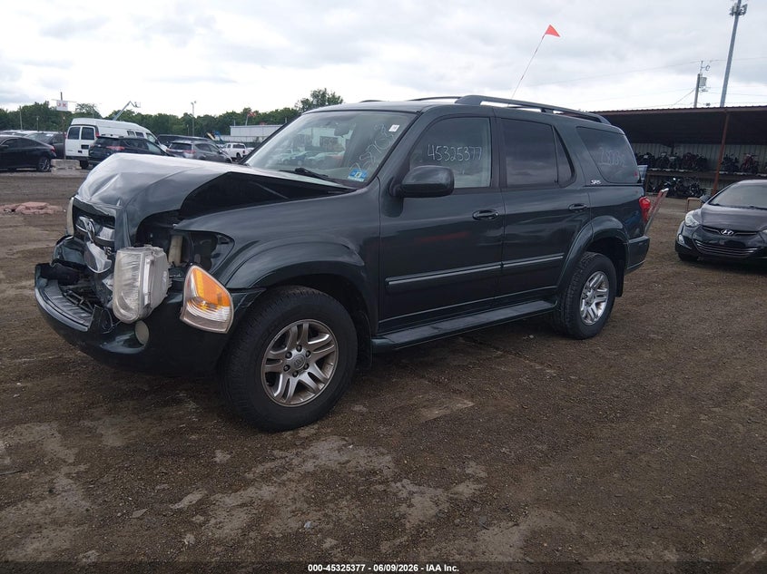 2007 Toyota Sequoia VIN 5TDZT34A77S287038 IAAI salvage auction — FRONT END, Salvage (Ohio), sold $675 on 2026-07-09 (photo 2)
