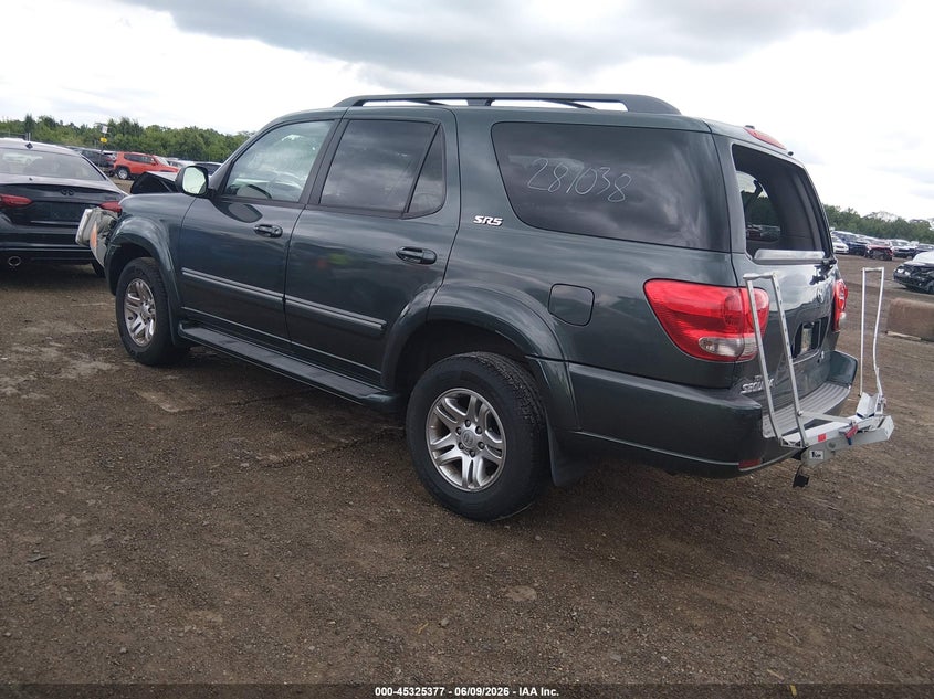 2007 Toyota Sequoia VIN 5TDZT34A77S287038 IAAI salvage auction — FRONT END, Salvage (Ohio), sold $675 on 2026-07-09 (photo 3)