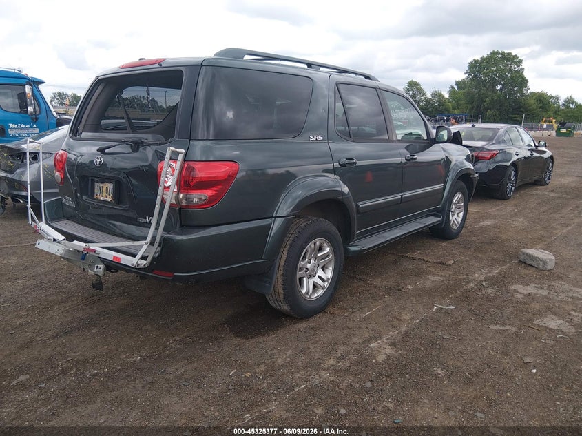 2007 Toyota Sequoia VIN 5TDZT34A77S287038 IAAI salvage auction — FRONT END, Salvage (Ohio), sold $675 on 2026-07-09 (photo 4)