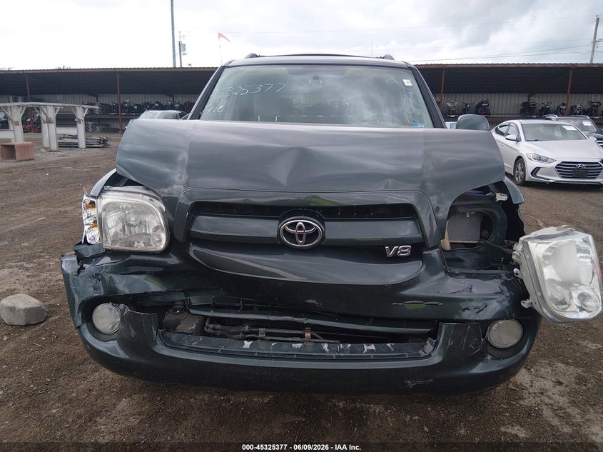 2007 Toyota Sequoia VIN 5TDZT34A77S287038 IAAI salvage auction — FRONT END, Salvage (Ohio), sold $675 on 2026-07-09 (photo 6)
