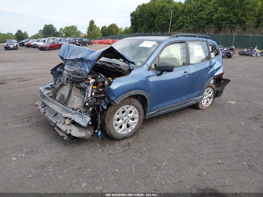 2024 Subaru Forester VIN JF2SKABC7RH503685 IAAI salvage auction — FRONT & REAR, Salvage (Pennsylvania), sold $625 on 2026-07-28 (photo 2)