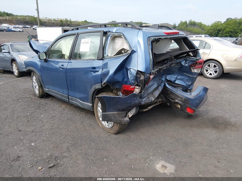 2024 Subaru Forester VIN JF2SKABC7RH503685 IAAI salvage auction — FRONT & REAR, Salvage (Pennsylvania), sold $625 on 2026-07-28 (photo 3)