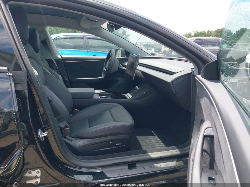 2025 Tesla Model 3 VIN 5YJ3E1EB9SF906618 IAAI salvage auction — SIDE, Salvage Title, sold $12,700 on 2026-07-20 (photo 5)