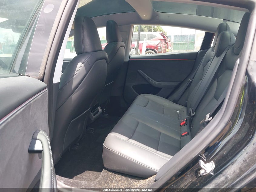 2025 Tesla Model 3 VIN 5YJ3E1EB9SF906618 IAAI salvage auction — SIDE, Salvage Title, sold $12,700 on 2026-07-20 (photo 8)