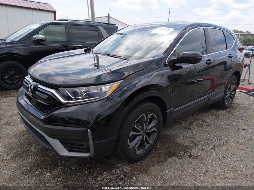 2022 Honda Cr-v VIN 7FARW2H8XNE012018 IAAI salvage auction — SIDE, Salvage Title, sold $10,750 on 2026-07-15 (photo 2)