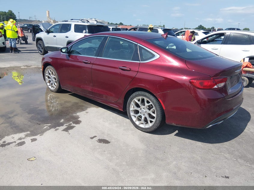 2016 Chrysler 200 VIN 1C3CCCCG4GN172323 IAAI salvage auction — HAIL, Salvage (Missouri), sold $875 on 2026-07-28 (photo 1)