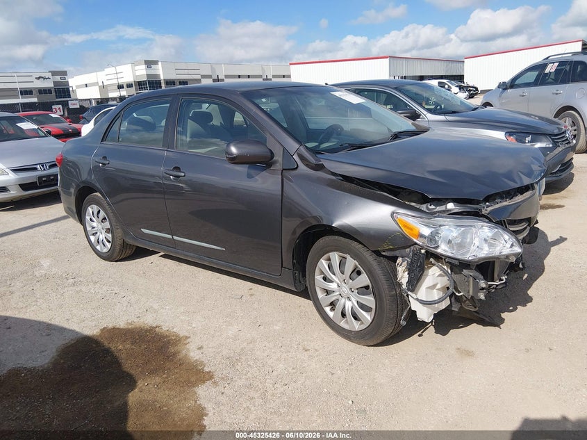 2013 Toyota Corolla VIN 5YFBU4EE8DP125381 IAAI salvage auction — NORMAL WEAR, Regular Certificate (Iowa), sold $1,400 on 2026-07-14 (photo 1)