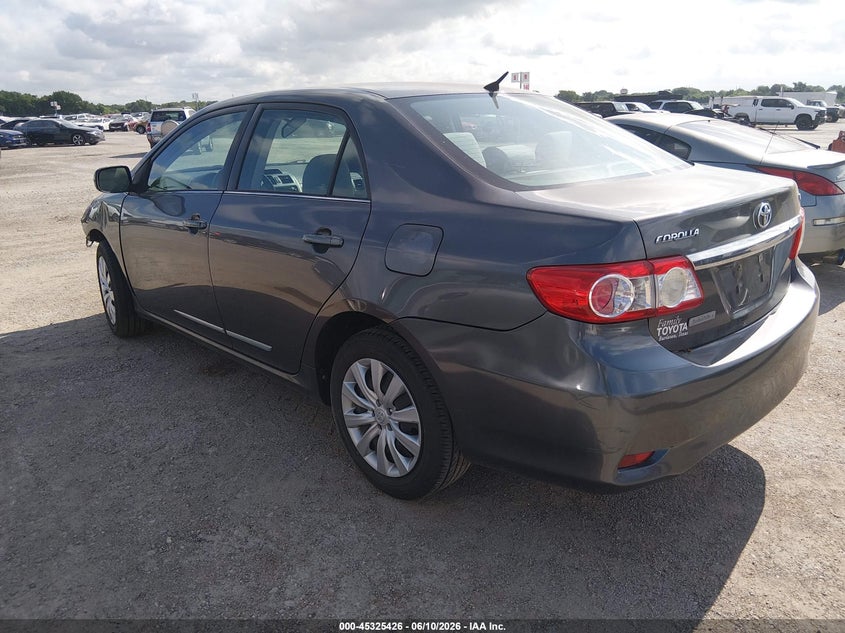2013 Toyota Corolla VIN 5YFBU4EE8DP125381 IAAI salvage auction — NORMAL WEAR, Regular Certificate (Iowa), sold $1,400 on 2026-07-14 (photo 3)