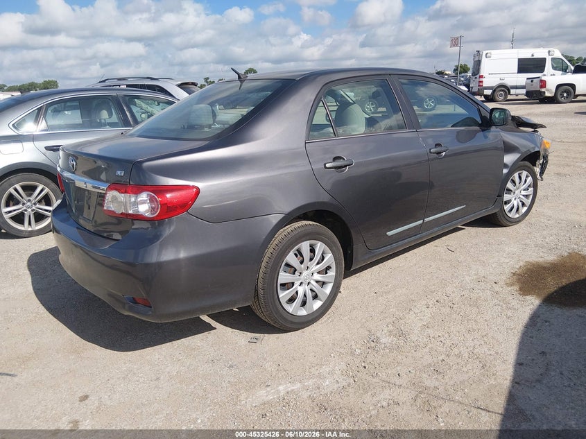 2013 Toyota Corolla VIN 5YFBU4EE8DP125381 IAAI salvage auction — NORMAL WEAR, Regular Certificate (Iowa), sold $1,400 on 2026-07-14 (photo 4)