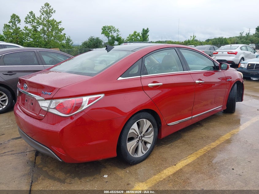 2014 Hyundai Sonata VIN KMHEC4A48EA115898 IAAI salvage auction — NORMAL WEAR, Salvage Title, sold $375 on 2026-07-21 (photo 4)