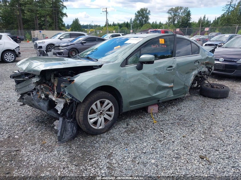2015 Subaru Impreza VIN JF1GJAC64FH013271 IAAI salvage auction — FRONT & REAR, Bill Of Sale (Washington), sold $175 on 2026-07-08 (photo 2)