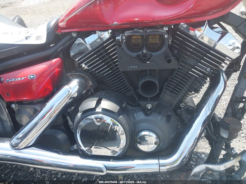 2009 Yamaha Xvs950 VIN JYAVN01E19A000710 IAAI salvage auction — RIGHT SIDE, Salvage (Pennsylvania), sold $600 on 2026-07-07 (photo 8)