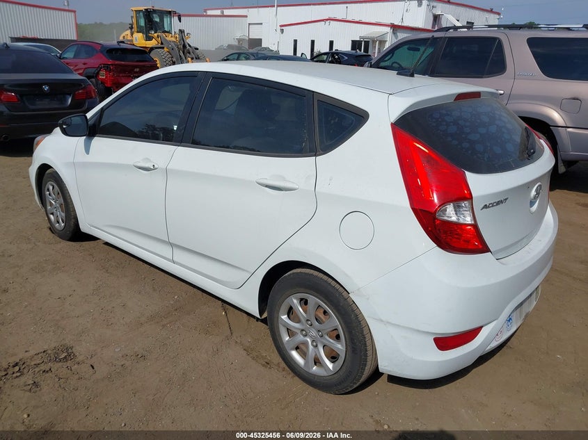2014 Hyundai Accent VIN KMHCT5AE4EU161328 IAAI salvage auction — NORMAL WEAR, Salvage Title, sold $500 on 2026-07-08 (photo 3)