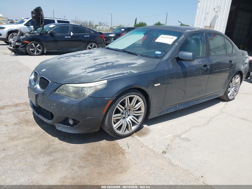 2008 BMW 5er VIN WBANW53568CT52032 IAAI salvage auction — NORMAL WEAR, Original (Texas), sold $975 on 2026-07-09 (photo 2)