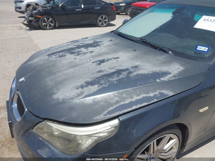 2008 BMW 5er VIN WBANW53568CT52032 IAAI salvage auction — NORMAL WEAR, Original (Texas), sold $975 on 2026-07-09 (photo 6)