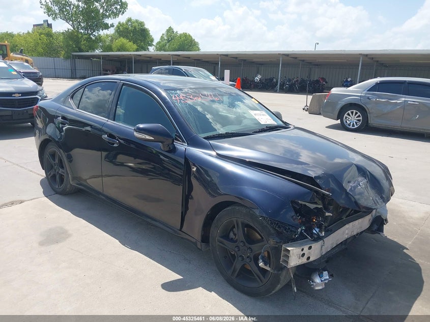 2009 Lexus Is 250 VIN JTHBK262692092660 IAAI salvage auction — FRONT END, Salvage (Texas), sold $425 on 2026-07-15 (photo 1)