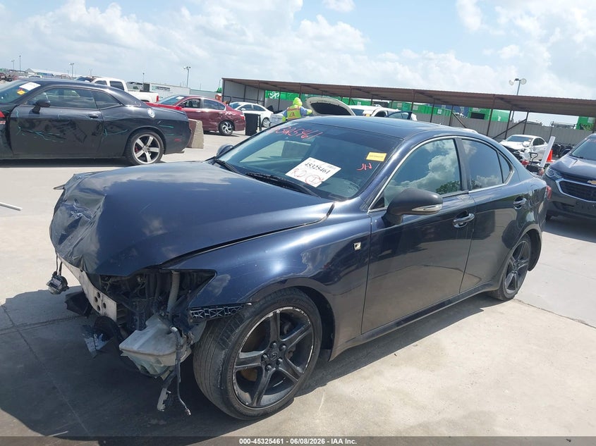 2009 Lexus Is 250 VIN JTHBK262692092660 IAAI salvage auction — FRONT END, Salvage (Texas), sold $425 on 2026-07-15 (photo 2)